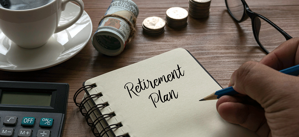 Illustration of a couple imagining their retirement lifestyle goals before working on the numbers.