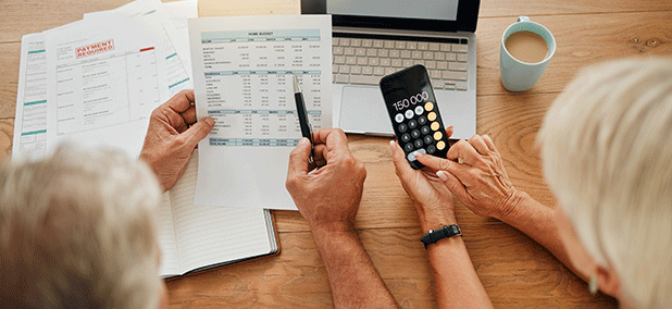 Benefit Reviews graphic about creating a financial inventory before planning for retirement.