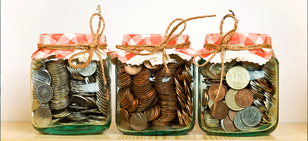 Benefit Reviews graphic about retirement savings and how they may grow over time.